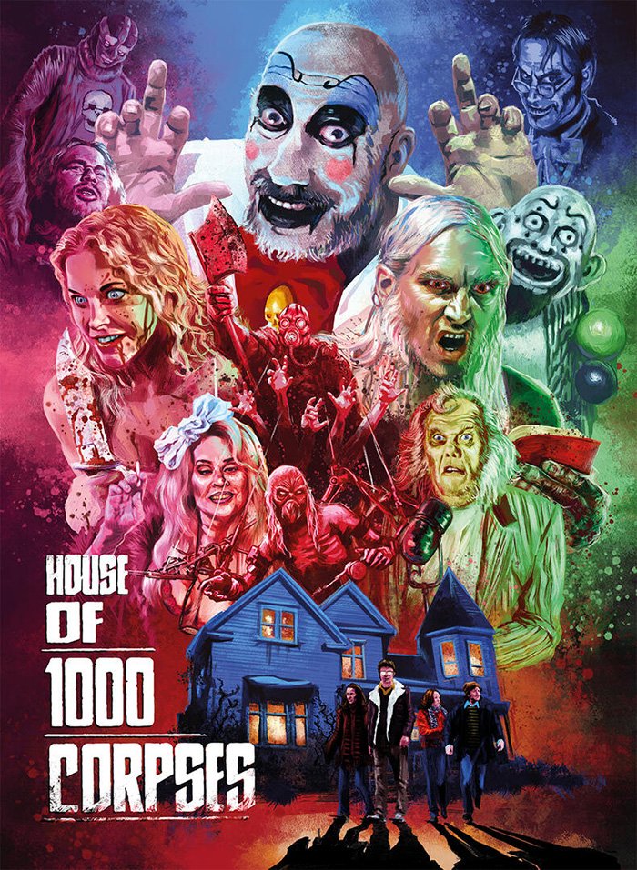 Michael Doyle (@doyleofdarkness) on Twitter photo "It's all true. The bogeyman is real. And you found him." A vibrant poster for Rob Zombie's HOUSE OF 1000 CORPSES (2003) by <a href="/Ilanimator/">Ilan Sheady</a>. The house featured in the film is the same one used in THE BEST LITTLE WHOREHOUSE IN TEXAS (1982) and sits on the Universal backlot. #horror "It's all true. The bogeyman is real. And you found him." A vibrant poster for Rob Zombie's HOUSE OF 1000 CORPSES (2003) by <a href="/Ilanimator/">Ilan Sheady</a>. The house featured in the film is the same one used in THE BEST LITTLE WHOREHOUSE IN TEXAS (1982) and sits on the Universal backlot. #horror