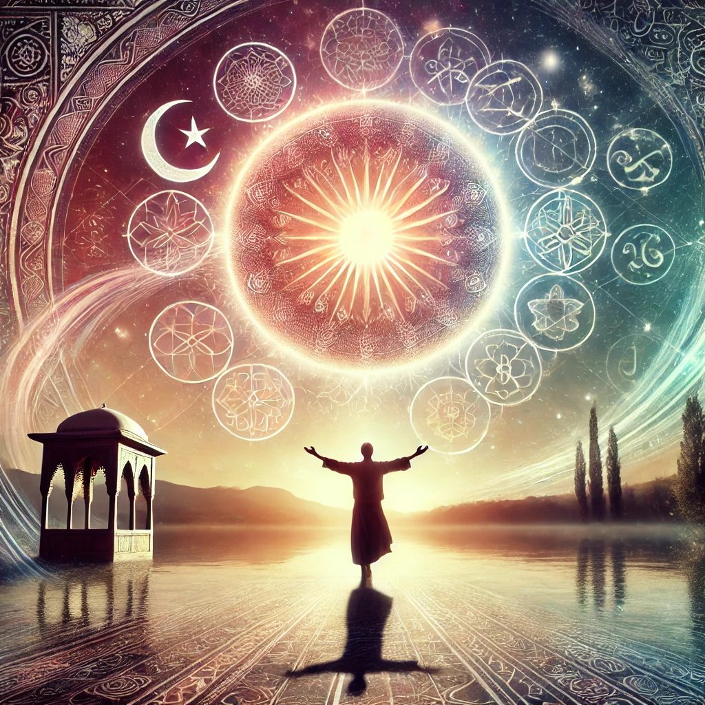 EternalConcious's tweet photo. “Embrace the wisdom of Rumi’s mysticism, where the heart’s whispers guide us through the intricate dance of life. Let love and unity lead your steps toward divine connection and soulful harmony.”
#RumiWisdom
#HeartUnity
#DivinityGuide https://t.co/ioZbyu8CNN