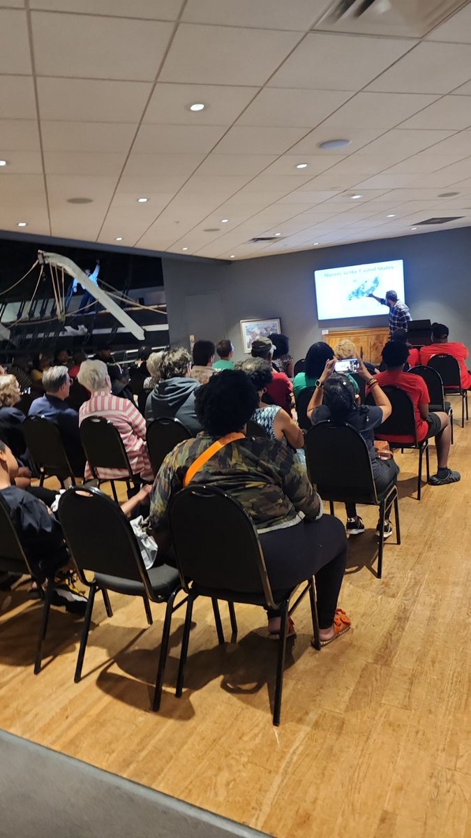 LBarrettHistory's tweet image. So thankful for all the visitors to the National Civil War Naval Museum who came to my talk on the Black experience during the Civil War for the Juneteenth celebration.
