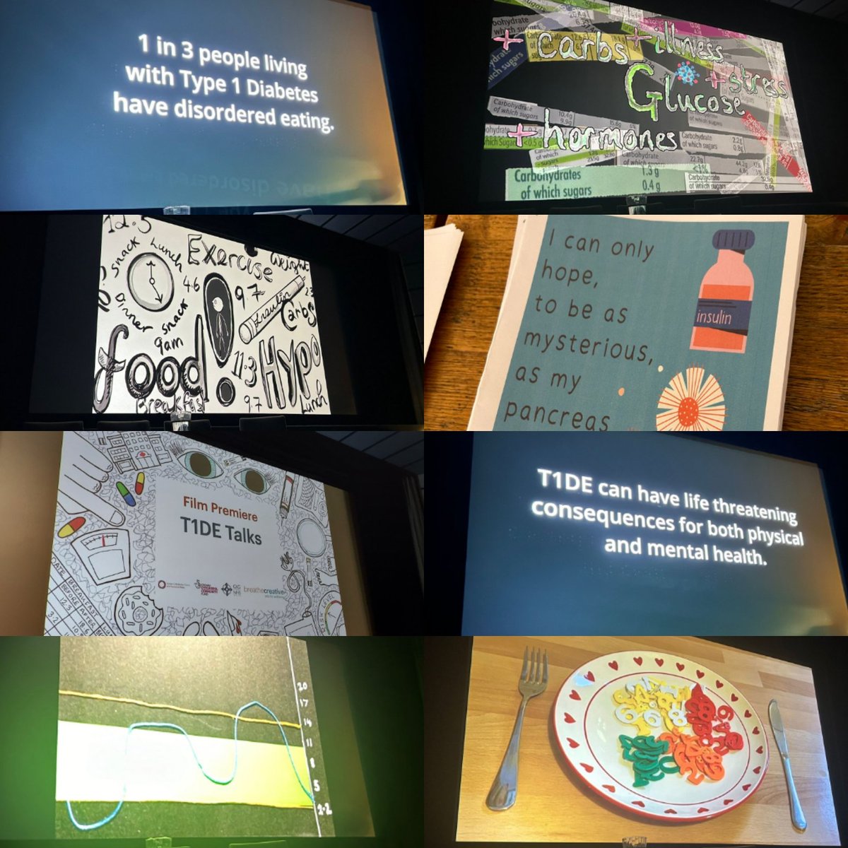Rachael Humphreys (@rachaelt1de) on Twitter photo I am so proud of Alys, Lili, Mel and Sara for their honesty and creative bravery in our #T1DETalks project. All their films were showcased yesterday at Chapter Arts #diabetes #mentalhealth #eatingdisorder #T1DE <a href="/beatED/">Beat</a> <a href="/DiabetesUKCymru/">Diabetes UK Cymru</a> @JDRFUK <a href="/CV_UHB/">Cardiff and Vale University Health Board</a> <a href="/CavuhbArts/">Arts for Health and Wellbeing</a> <a href="/NHSW_Diabetes/">NHS Diabetes in Wales (AWDIG)</a> I am so proud of Alys, Lili, Mel and Sara for their honesty and creative bravery in our #T1DETalks project. All their films were showcased yesterday at Chapter Arts #diabetes #mentalhealth #eatingdisorder #T1DE <a href="/beatED/">Beat</a> <a href="/DiabetesUKCymru/">Diabetes UK Cymru</a> @JDRFUK <a href="/CV_UHB/">Cardiff and Vale University Health Board</a> <a href="/CavuhbArts/">Arts for Health and Wellbeing</a> <a href="/NHSW_Diabetes/">NHS Diabetes in Wales (AWDIG)</a>