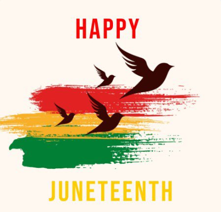 Remembering the struggle, celebrating the triumph. Happy Juneteenth!