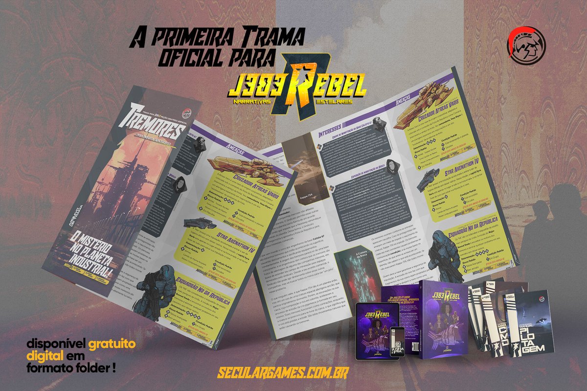 SecularGames's tweet image. Você já baixou sua aventura gratuita para #RebelR? Será que você consegue desvendar o segredo do planeta industrial?

Ajuste seu curso para essa aventura de RebelR Narrativas Estelares