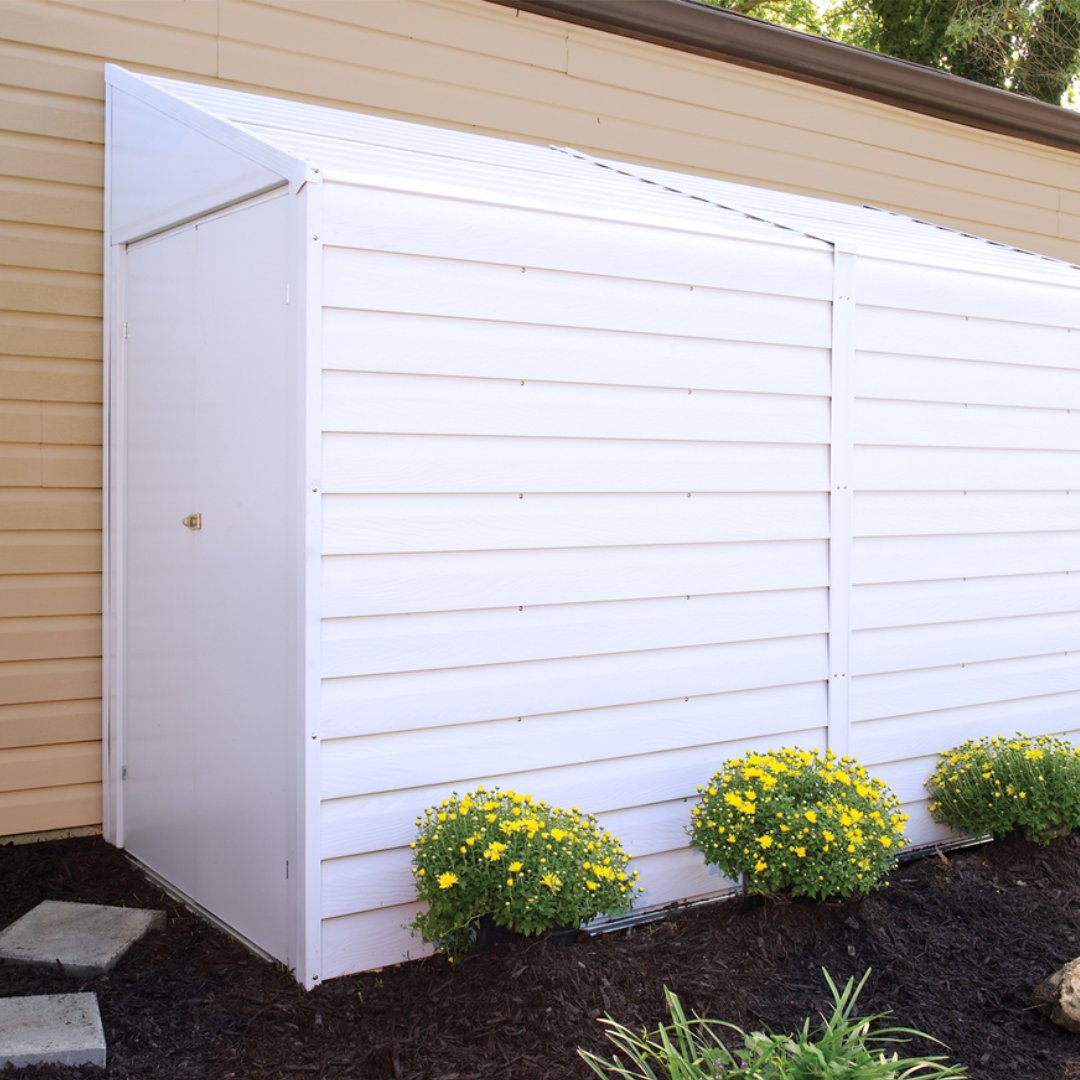 arrowstorage's tweet photo. Meet the Yard Saver Shed! 🌿 Perfectly designed to fit snugly against the side of your house, it's the ultimate space-saving solution for your storage needs. 
https://t.co/UFOe4ioamp

#Shelterlogic #Arrowshed #YardSaver #SmartStorage #BackyardOrganization https://t.co/Gxc4KDb1xZ
