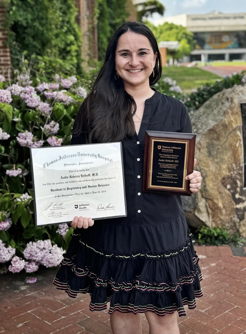 Larry Belkoff (@lash7587) on Twitter photo It is with great pleasure & immense pride to congratulate <a href="/andiebelkoff/">Andie Belkoff</a> on her graduation as Psychiatry Resident <a href="/TJUHospital/">Jefferson Health</a>! Next stop : Child & Adolescence Psych Fellowship at Jefferson! <a href="/tbitman/">The Bitman</a> <a href="/DrexelMedicine/">Drexel University College of Medicine</a> <a href="/mlhurology/">Main Line Health Urology</a> <a href="/Jbel1031/">Josh Belkoff</a> <a href="/emilybelkoff/">Emily Belkoff</a> <a href="/BelkoffSherri/">Sherri Belkoff</a> <a href="/MDLUrology/">MidLantic Urology</a> It is with great pleasure & immense pride to congratulate <a href="/andiebelkoff/">Andie Belkoff</a> on her graduation as Psychiatry Resident <a href="/TJUHospital/">Jefferson Health</a>! Next stop : Child & Adolescence Psych Fellowship at Jefferson! <a href="/tbitman/">The Bitman</a> <a href="/DrexelMedicine/">Drexel University College of Medicine</a> <a href="/mlhurology/">Main Line Health Urology</a> <a href="/Jbel1031/">Josh Belkoff</a> <a href="/emilybelkoff/">Emily Belkoff</a> <a href="/BelkoffSherri/">Sherri Belkoff</a> <a href="/MDLUrology/">MidLantic Urology</a>