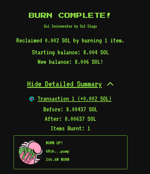 100% OF DEV SUPPLY HAS BEEN BURNT!
solscan.io/tx/2fzHosntgxV…