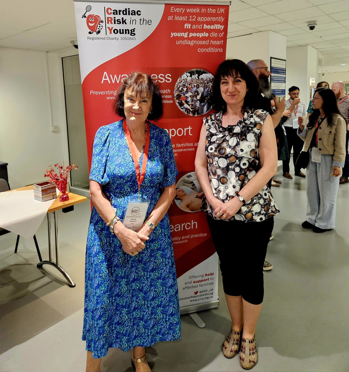 With Azra from cardiac risk in the young helping pathologists to reach out to families with cardiac conditions