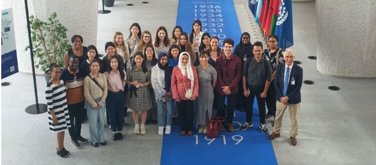 First day of our <a href="/WHO/">World Health Organization (WHO)</a> trip. <a href="/ImperialSPH/">Imperial School of Public Health</a> masters students with our Director Prof Salman Rawaf and Rachel Barker enjoying some talks from key leaders in public health and a tour into where all the magic happens in the WHO headquarters. 
Our 2024 trip kicked off quite nicely!! 🎉