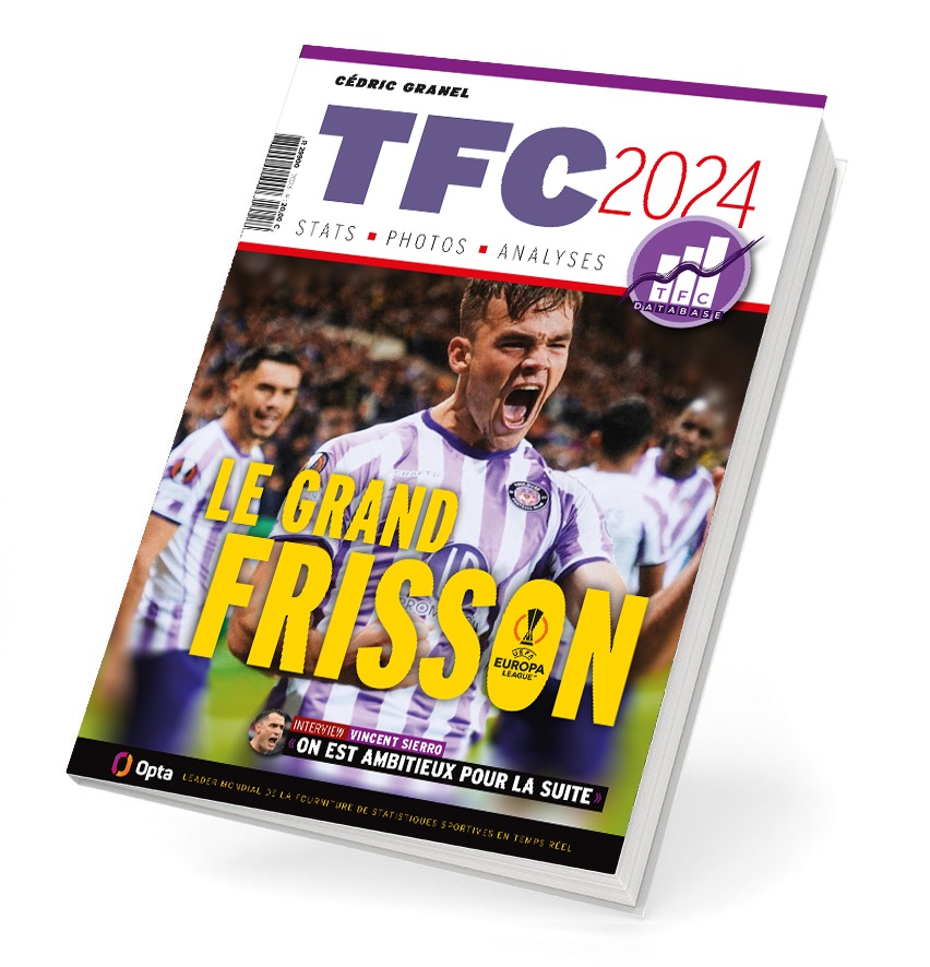 🚨 Déjà présent en kiosques, le livre 𝐓𝐅𝐂 𝟐𝟎𝟐𝟒 : 𝐋𝐞 𝐆𝐫𝐚𝐧𝐝 𝐅𝐫𝐢𝐬𝐬𝐨𝐧 est désormais disponible à la boutique officielle du <a href="/ToulouseFC/">Toulouse FC</a>.😀

Vous pouvez vous rendre au 54 rue Rémusat pour vous le procurer dès aujourd'hui !