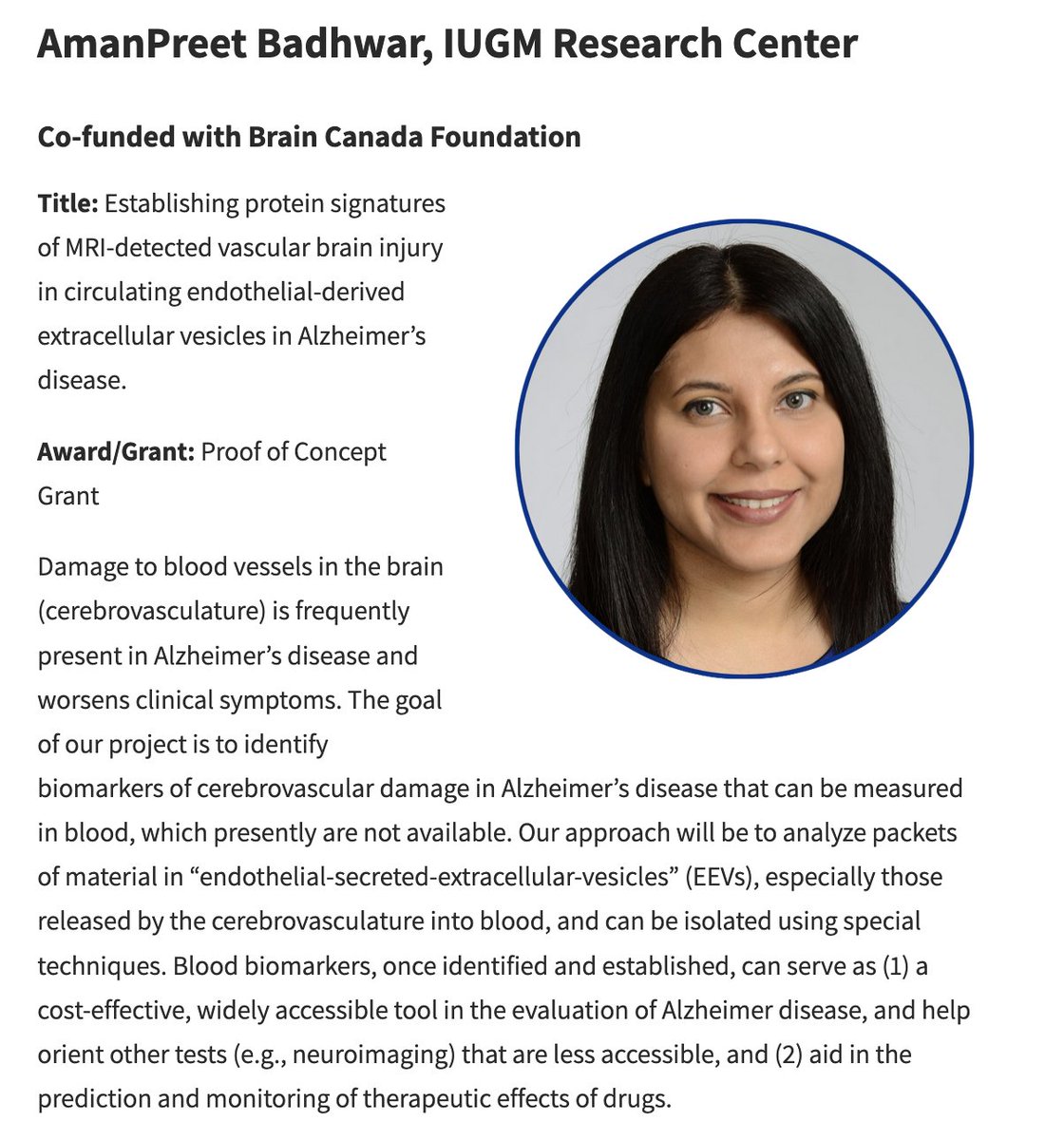 AmanPreet Badhwar, MSc, PhD tweet media