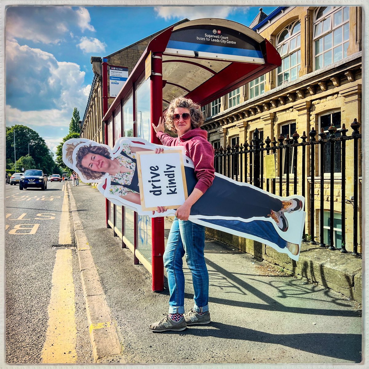 Lizzie Coombes (@bettylawless) on Twitter photo Day 171/366 #photoaday
Waiting to cross the road with Katy and our life-size cutouts for <a href="/MeanwoodRoad/">The Meanwood Road Project</a> photo shoot. We've been waiting for the blue sky and sunshine.
#largeaslife Day 171/366 #photoaday
Waiting to cross the road with Katy and our life-size cutouts for <a href="/MeanwoodRoad/">The Meanwood Road Project</a> photo shoot. We've been waiting for the blue sky and sunshine.
#largeaslife
