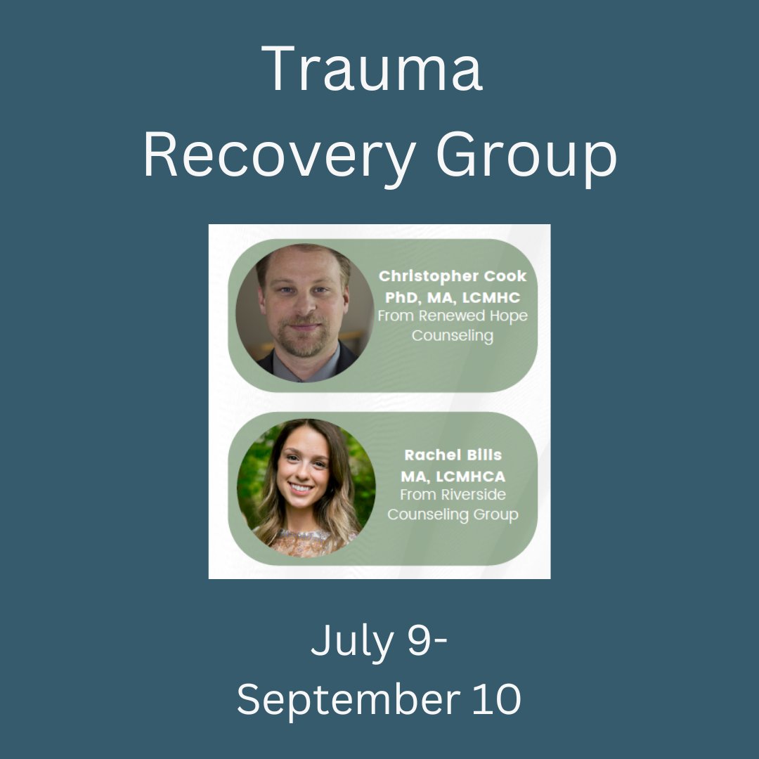 ChrisCookCES's tweet image. We have a few spots open in our Trauma Recovery Group. 
Details or registration: open.substack.com/pub/thetraumac…