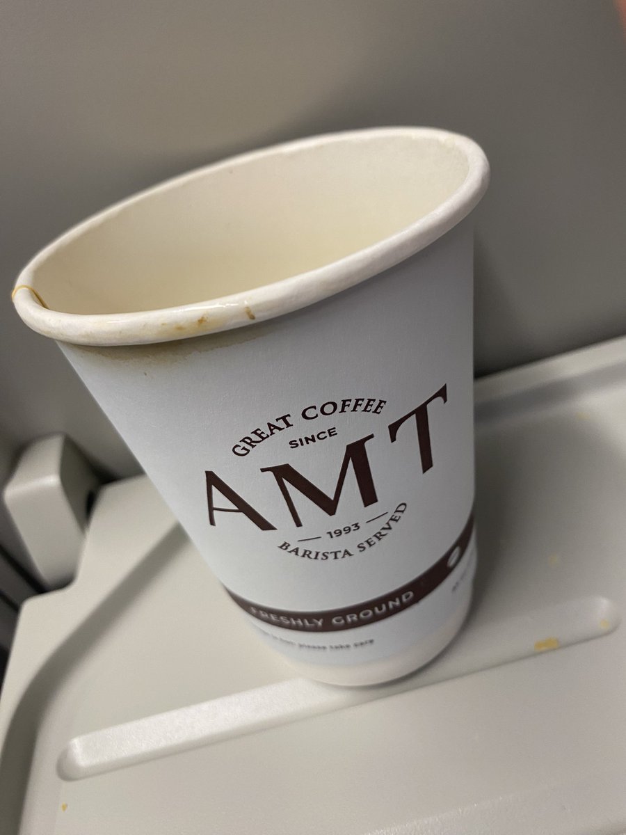 After an evening in the City (London) meeting clients, there’s nothing better on this planet than getting an <a href="/AMTCoffee/">AMT Coffee</a> for the train home… simply the best coffee on the go ever!! ☕️