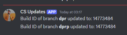 ok, it's getting serious now.
DPR and DPRP Branches updated once again.