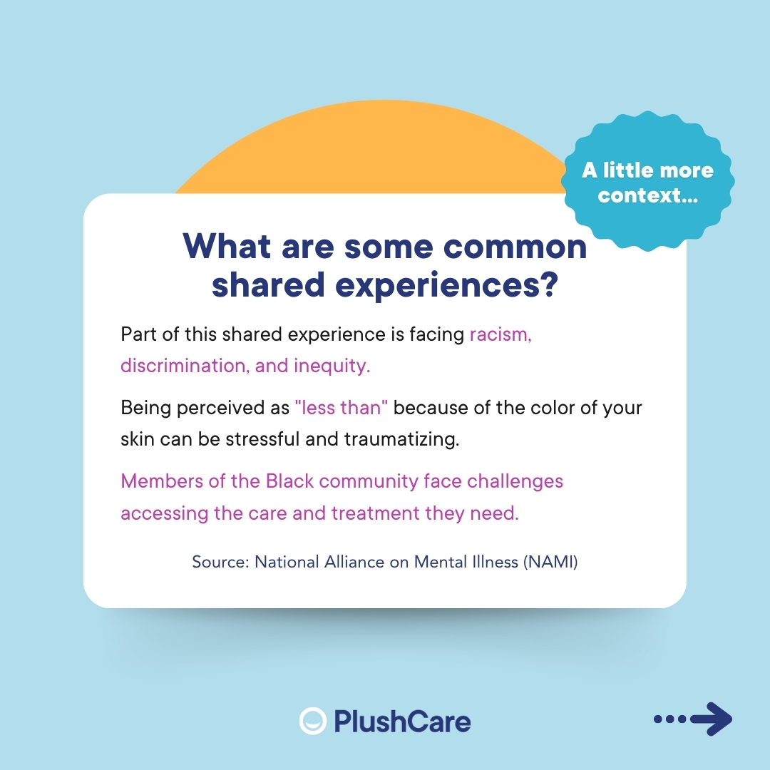 On this Juneteenth, let's raise awareness about the mental health challenges faced by Black communities 💙

#Juneteenth #MentalHealthMatters #PlushCare #MentalHealthAwareness