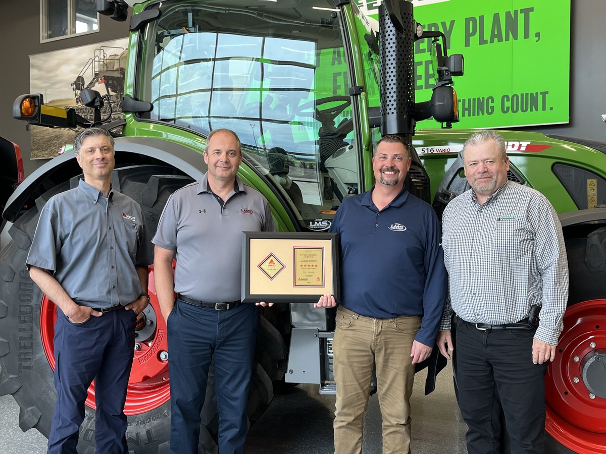 For the 7th consecutive year we have been named an Agco Five-Star dealer! We are 1 of only 3 dealers in Western Canada to achieve this by demonstrating high customer satisfaction &amp; strong business practices. Thank you to our team &amp; our customers for helping us achieve this!