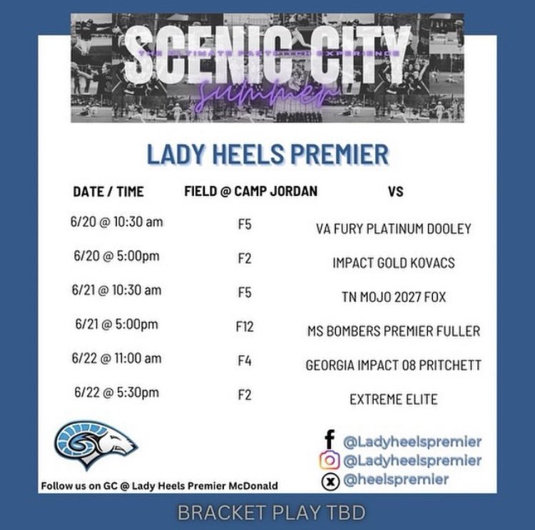 sambraddy18's tweet image. Schedule for Scenic City this week! @jerseypauley @CAASoftballAdv