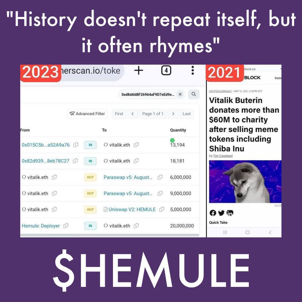 cryptobrainbrian (@cryptobrainbri) on Twitter photo <a href="/kyle_chasse/">Kyle Chassé / DD🐸</a> <a href="/hemulecommunity/">Hemule - Vitalik's Cat</a> Vitalik's cat
In hindsight they will say how obvious it was
Vitalik hav cat
Cat hav coin
Vitalik traded coin
<a href="/hemulecommunity/">Hemule - Vitalik's Cat</a> <a href="/kyle_chasse/">Kyle Chassé / DD🐸</a> <a href="/hemulecommunity/">Hemule - Vitalik's Cat</a> Vitalik's cat
In hindsight they will say how obvious it was
Vitalik hav cat
Cat hav coin
Vitalik traded coin
<a href="/hemulecommunity/">Hemule - Vitalik's Cat</a>