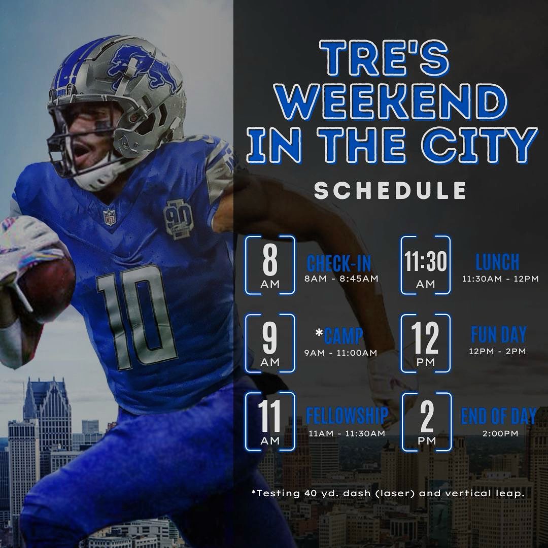 Our official itinerary for this Saturday! 🔥 See you bright and early at 8AM! 🔥