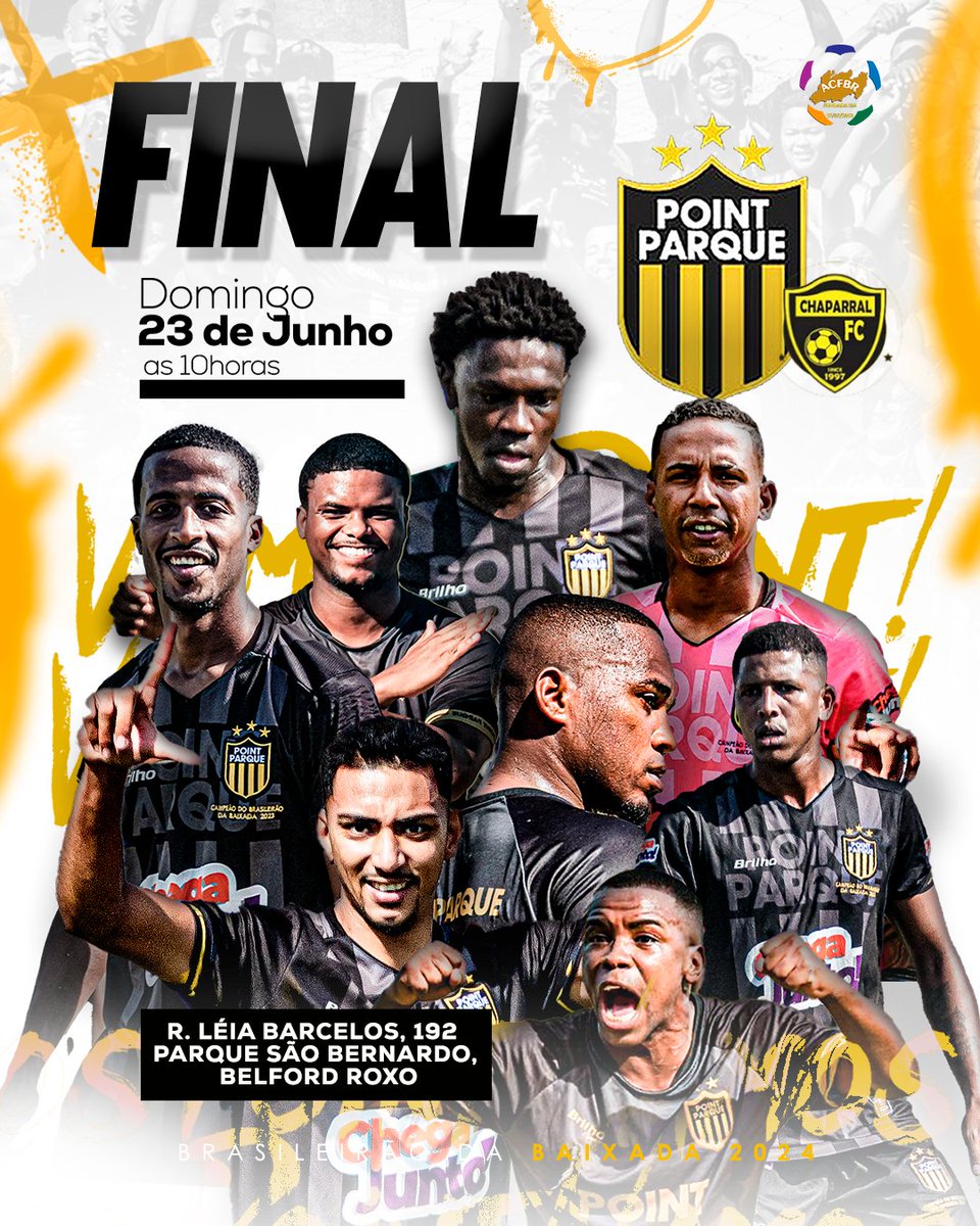 Sou POINT PARQUE e vou cantar
Com muito orgulho, com muito amor
Esse jogo vou ganhar
Eu quero ser o vencedor 🎶

#euvoudetaxi
#chegajunto #pointparque #OPOINTVAITEPEGAR 🙅‍♂️🏴🟡⚫