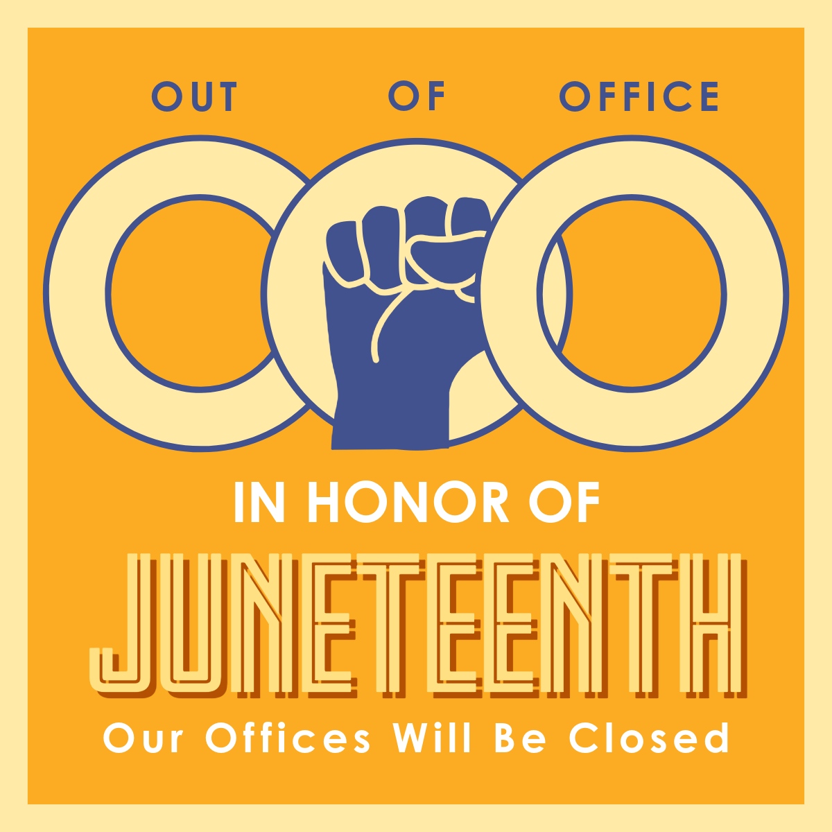 eDOCInnovations's tweet image. We will be closed in honor of Juneteenth, a day to reflect and celebrate freedom. 

#eDOC #CheckLogic #DigitalTransactions #SignAnywhere #eSignatures #eDOCSignature