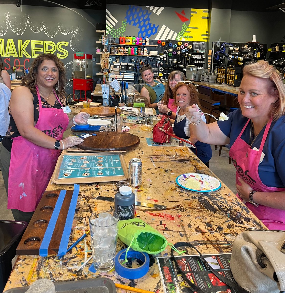CCONS614's tweet photo. CCONS members had a delightful time building crafts while enjoying each other's company at our summer gathering. We also had the pleasure of celebrating Shirley's 80th birthday! It was a fantastic evening, and we look forward to seeing you at an upcoming event! https://t.co/KWhOb3f5ch