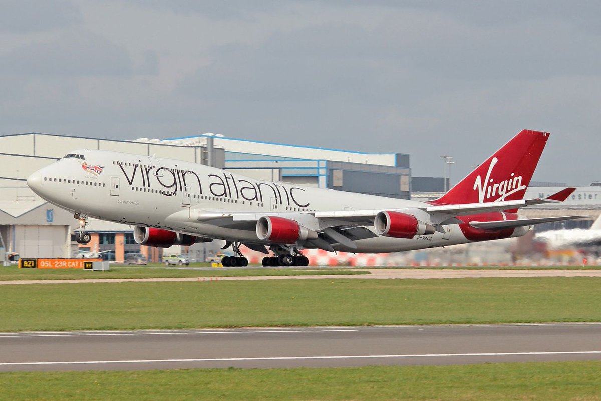 'Wide-body Wednesday' this week remembers the good times. With the very sad news of the recent demise of G-VXLG 'Ruby Tuesday', we choose to focus on her in better times - departing MAN here in this stunning capture by ©️ Kevin Murphy #VirginAtlantic #B747 #qots ✈️😍
