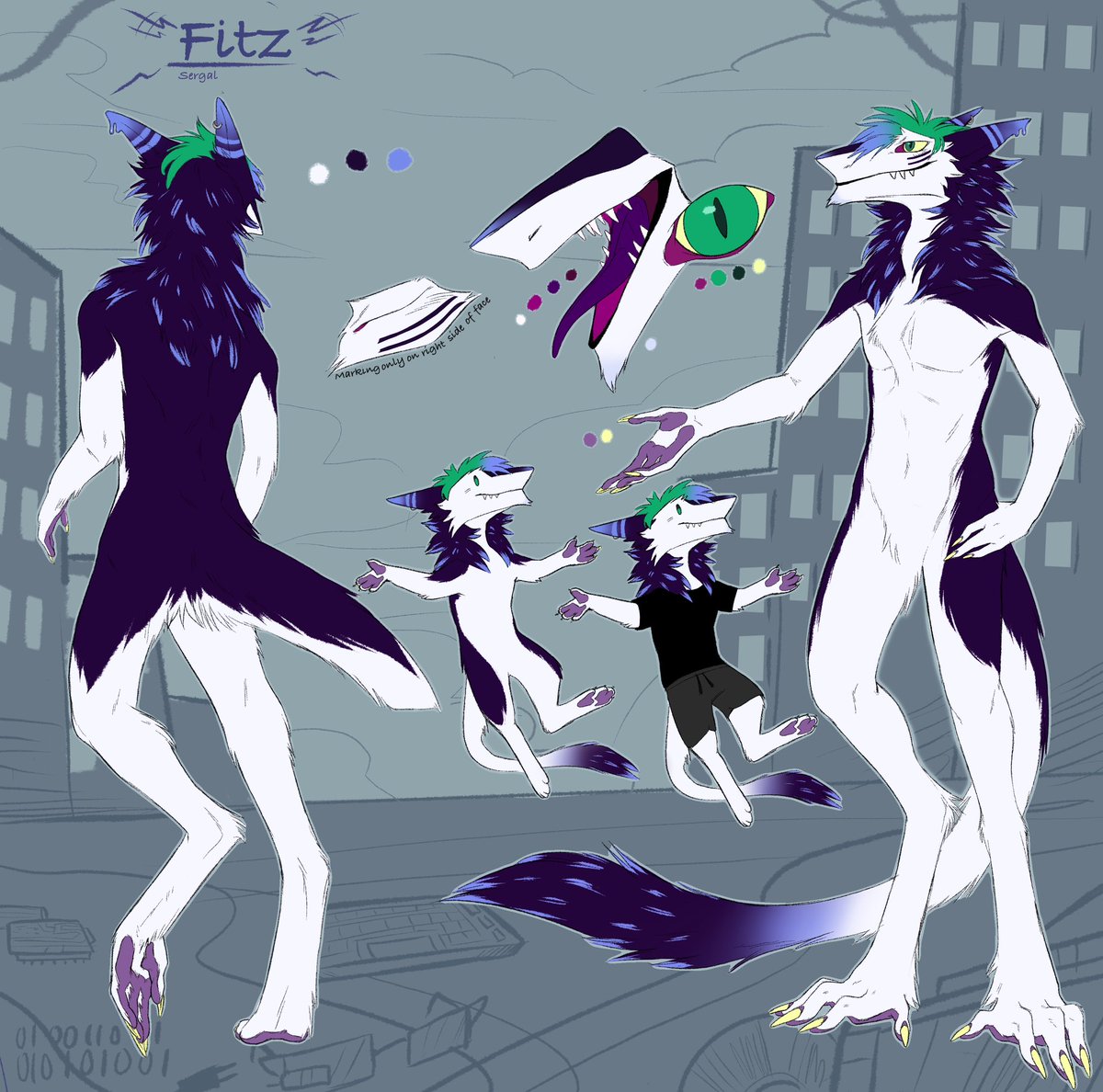 Commission completed for <a href="/its_fitz_/">Fitz the Sergal</a> !