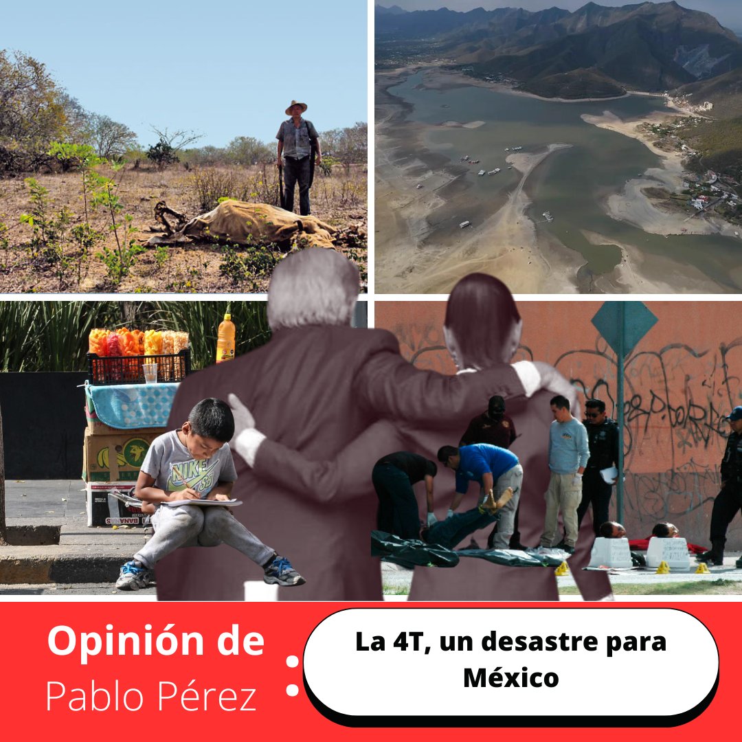 GarciaPabloprez's tweet photo. La 4T, un desastre para México 

Por: Pablo Pérez García, dirigente de @antorcha_coah 

https://t.co/sKEIxNv9gQ https://t.co/ldFJj8ibw6