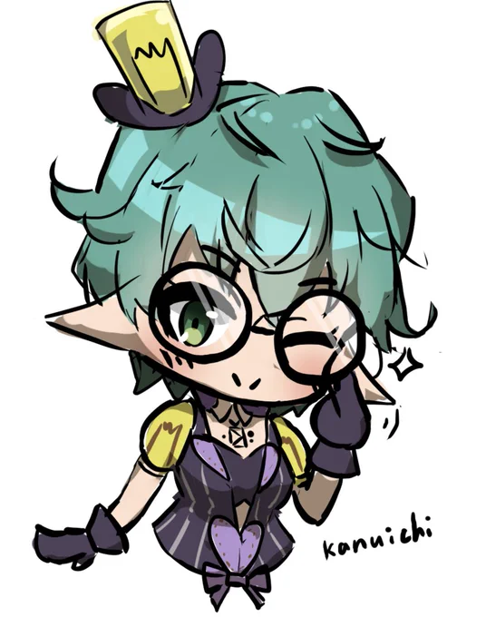 ポテさんリクで40分サイカ息抜き落書き 