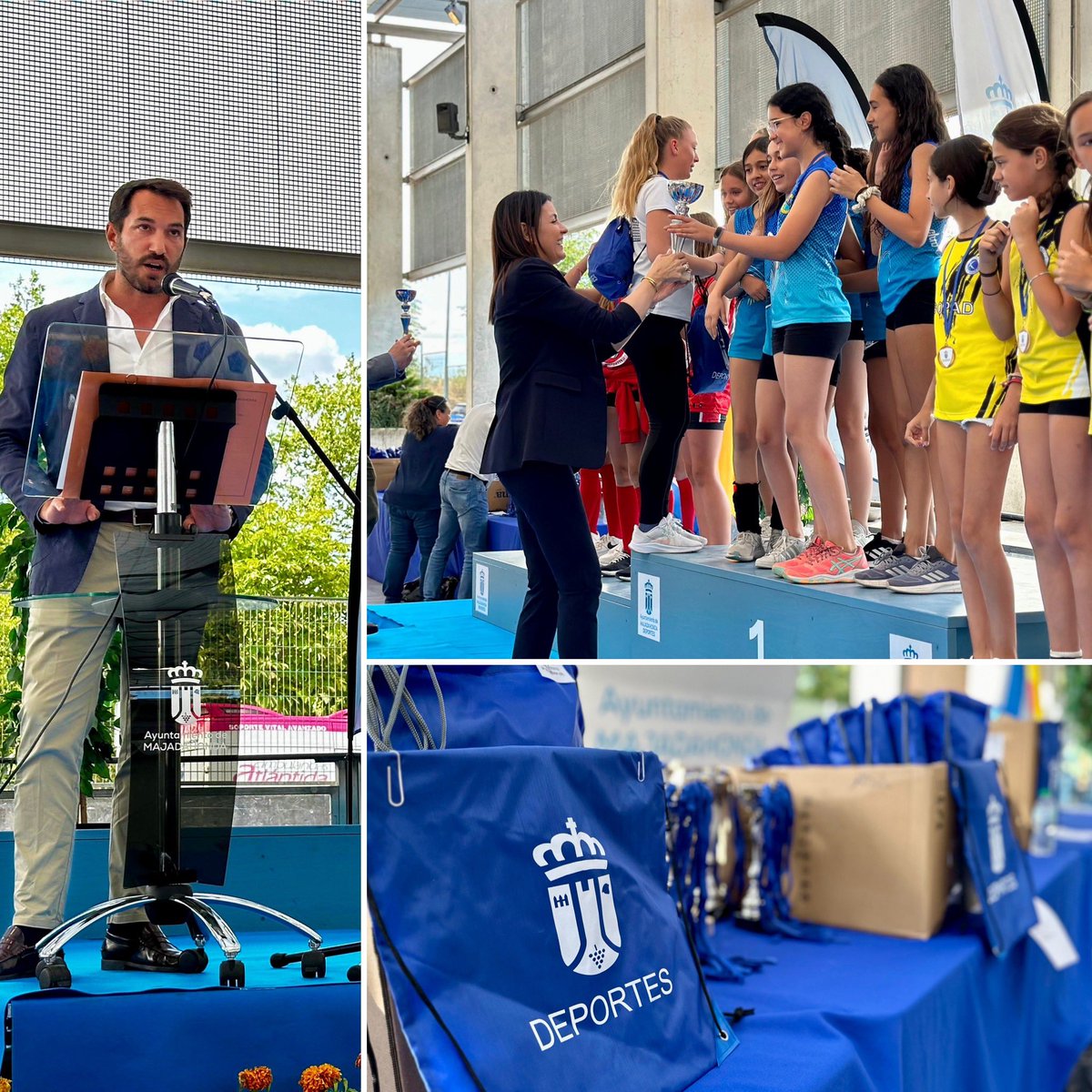 🗣️”¡Sois los deportistas del futuro!” ✨

En el acto de clausura, la alcaldesa, <a href="/Lola_Moreno__/">Lola Moreno</a> , anima a los participantes de los Campeonatos Escolares y pone en valor el trabajo de clubes, colegios, entrenadores, familias y responsables del Ayuntamiento.