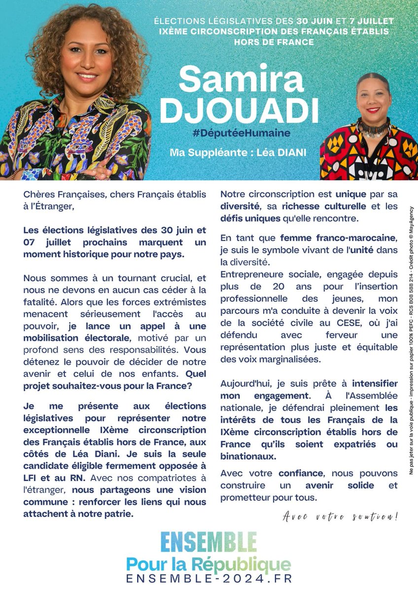 Notre candidate pour la #9efde