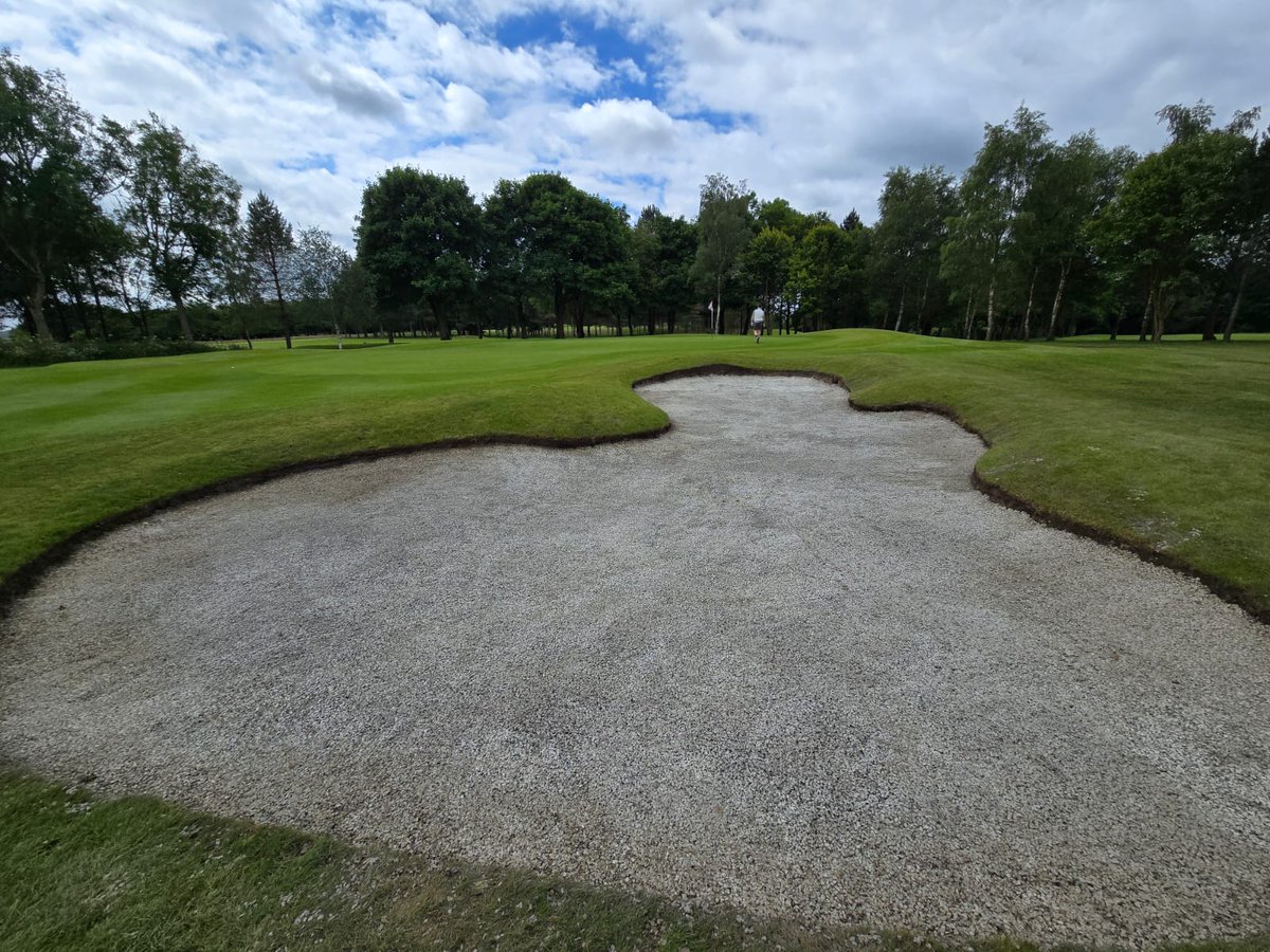 ShaunEmbas's tweet image. Great work by the team @RamsideGolfClub doing the capillary work on 4 bunkers @BorderSportsLtd ready for the sand tomorrow