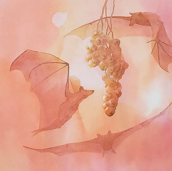 msabine900's tweet photo. @bats_ukraine @albertabats @Couchpotato_19 @VladiZhuravel @AmyPanikowski #BatsInArt #Contemporary #ArtistsForConservation #AfricanBats
Alison Nicholls (contemporary)
EPOMOPHORUS, KENYAN FRUIT-EATING BAT.
Fluid acrylic on canvas.
Have avibrant and fragrant day! Be all ears ... https://t.co/nVJijANswD