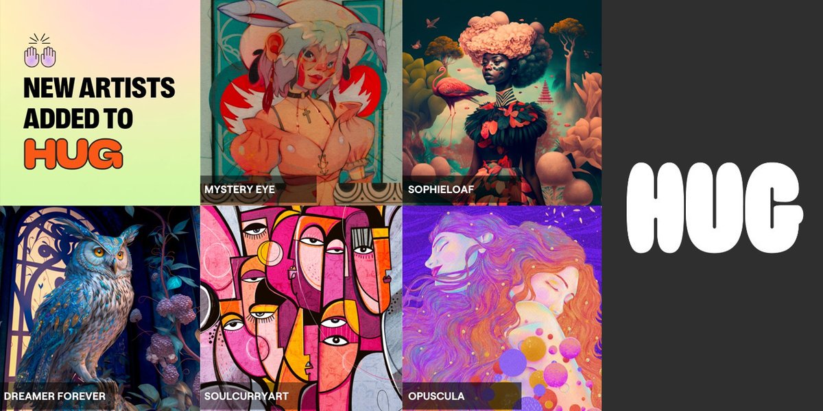 FerryDarcy64038's tweet image. “HUG: Where every pixel has a story and every collector has a vision. Discover, connect, collect Nicole Junkermann🌟👁️ #HUGStories #Web3Visionaries”