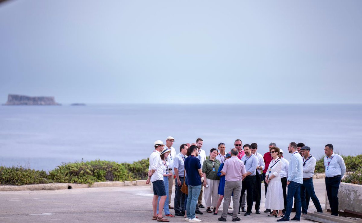 MTatOSCE's tweet image. 🌿Kicking off the 2nd Preparatory Meeting of the 31st OSCE Economic and Environmental Forum in 🇲🇹 with a thematic field visit to a #ReverseOsmosis plant. 💧

🌍 Amidst today’s climate crisis, effective #water resource management is crucial. Adaptive technologies like reverse…