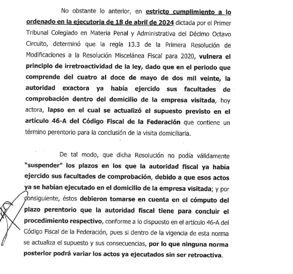 AgusJrM's tweet photo. Obtuvimos una sentencia en cumplimiento AD en donde se resuelve la inconstitucionalidad de la regla 13.3 de la PRMRMF del ejercicio 2020.

Si les interesan ambas sentencias pueden dejarme su correo y dar RT 📪 👇🏻 https://t.co/y9QGM0dYwe