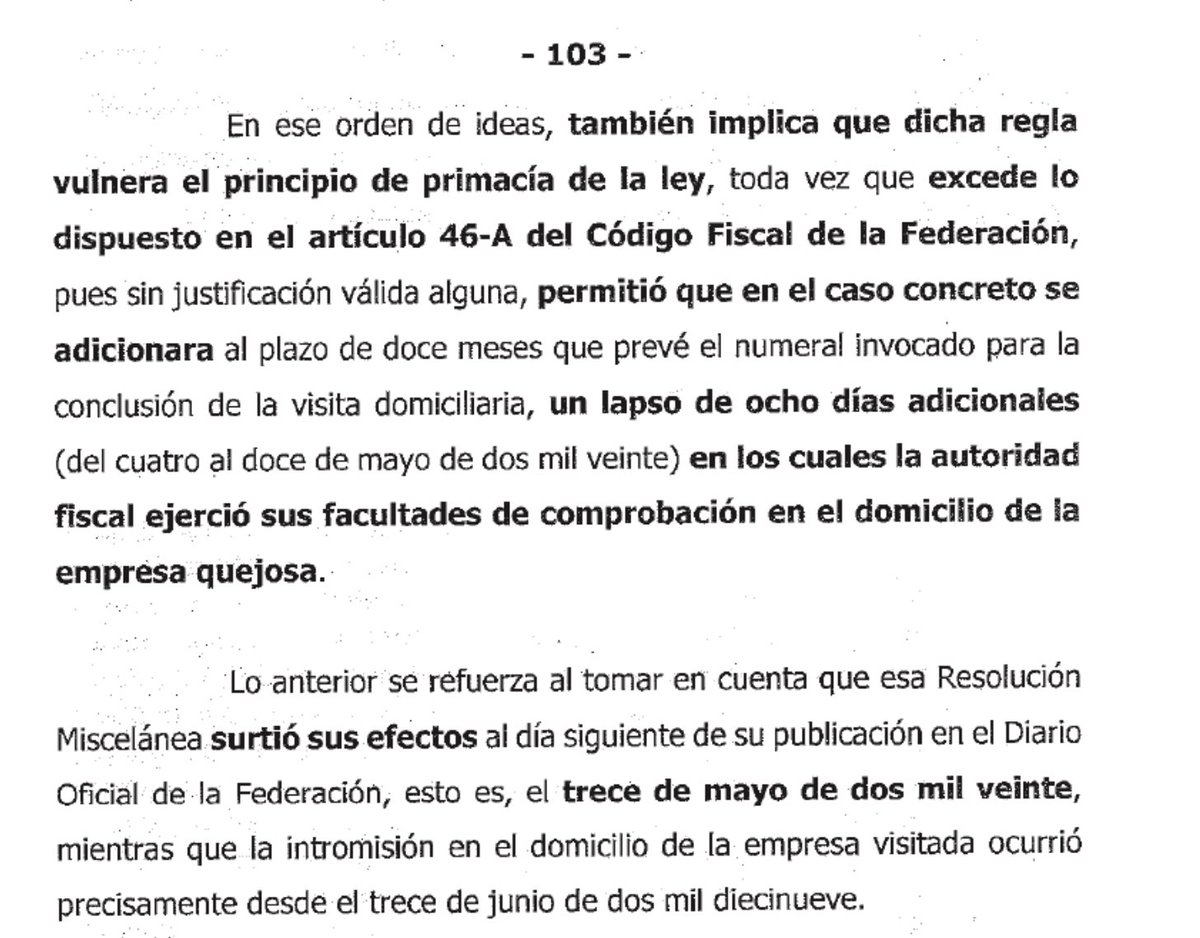 AgusJrM's tweet photo. Obtuvimos una sentencia en cumplimiento AD en donde se resuelve la inconstitucionalidad de la regla 13.3 de la PRMRMF del ejercicio 2020.

Si les interesan ambas sentencias pueden dejarme su correo y dar RT 📪 👇🏻 https://t.co/y9QGM0dYwe