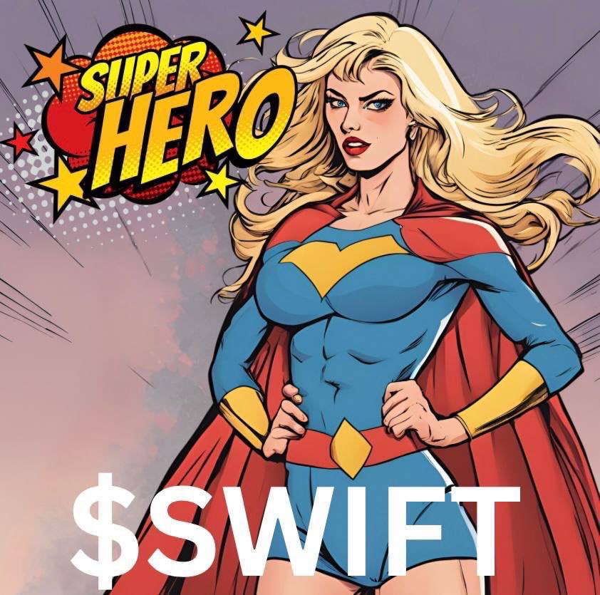 unorigcory's tweet photo. @Sartoshi0x Can’t beat the $SWIFT narrative starting this #solanasummer 

She caused NFL viewership to increase 1000x, just imagine what will happen to crypto!! https://t.co/JfOCZN3MVM
