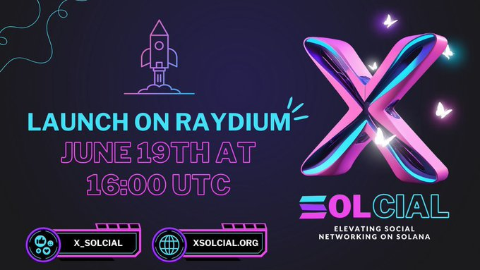Listen up! 

X-Solcial - 🪙 SOL launching today at 4 pm utc. The team planned good marketing and trending so expecting really good on this. The last project was
huge. 

dextools.io/app/en/solana/…

Biconomy Confirmed:
biconomy.zendesk.com/hc/en-us/artic…

t.me/X_Solcial_Offi…