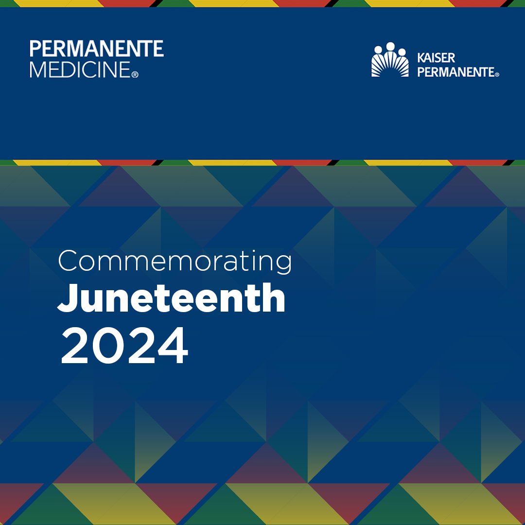 As we celebrate #Juneteenth, we also acknowledge the history of health disparities in Black communities. We're committed to addressing the root causes of these inequities and creating a more equitable health care system. #PermanenteMedicine

#healthequity #Juneteenth2024