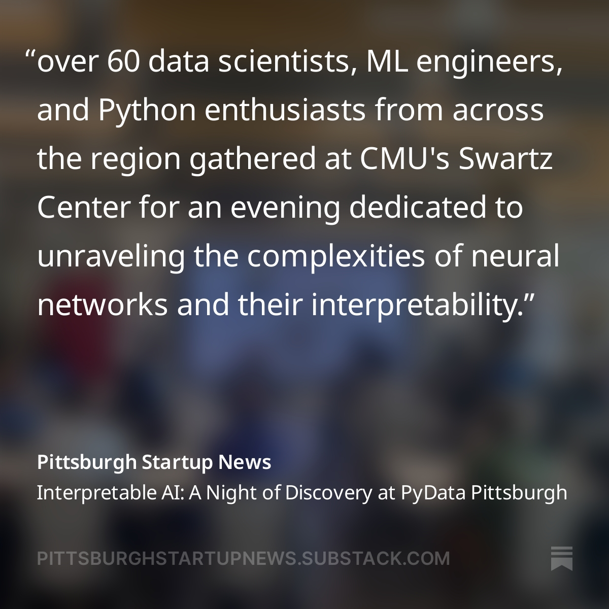 PyData Pittsburgh tweet media