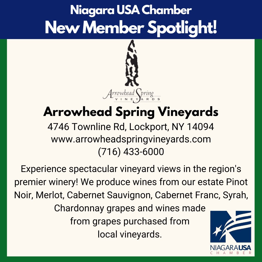 Welcome our new member <a href="/ArrowheadSpring/">Arrowhead Spring</a>  to the Chamber! 🎉 Visit them today and experience their lovely patio and large new indoor space while enjoying wine by the glass, flights, light food selections (including local specialties), and breathtaking views for your enjoyment.