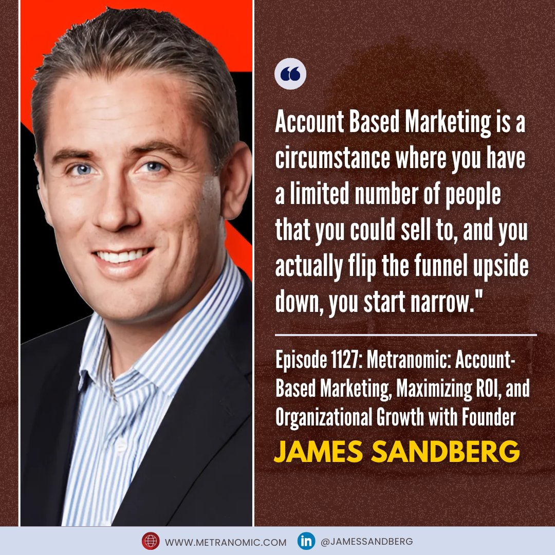 robertplank's tweet image. In Account Based Marketing, focus on quality over quantity. Target your efforts on a select group to create more impactful and meaningful engagements. 👌 #MarketeroftheDay #Targeted #Impactful #Engagement