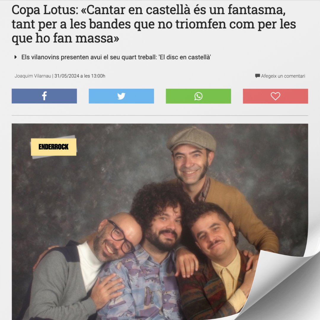 "El disc en castellà" de <a href="/copalotus/">Copa Lotus</a> explicat per ells mateixos a <a href="/enderrock/">Enderrock</a> 

#copalotus #rgbsuports #enderrock