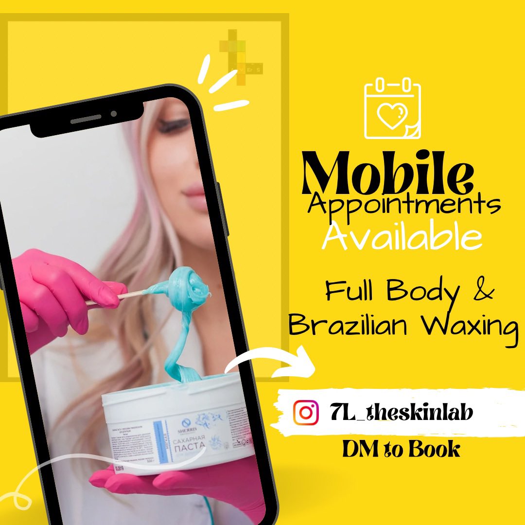 777Layers's tweet image. Hey Lab Junkies!! Appointments Available for Facials and Waxing! 🧖🏾‍♀️👩🏾‍🔬 #TheSkinLab