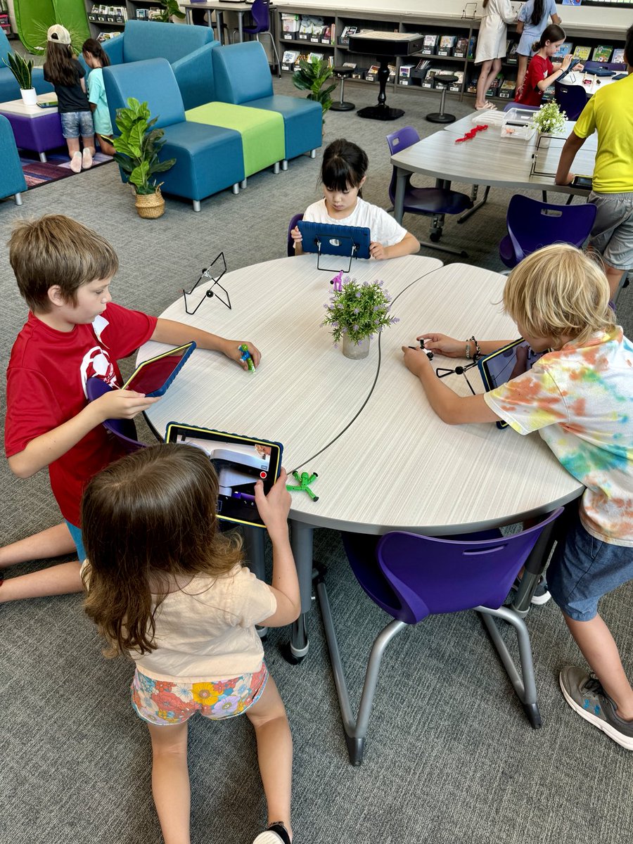 Wolf Ranch Elementary Library (@wre_library) on Twitter photo Day 3 Makers Camp included origami, @classvr_official, <a href="/scratch/">Scratch Team</a> coding, stop motion animation with @stickbotstudios, & reading Memoirs of a Goldfish while snacking on goldfish crackers #makercamp #summercamp #libraryfun #virtualreality #coding #stopmotion <a href="/GeorgetownISD/">Georgetown ISD</a> Day 3 Makers Camp included origami, @classvr_official, <a href="/scratch/">Scratch Team</a> coding, stop motion animation with @stickbotstudios, & reading Memoirs of a Goldfish while snacking on goldfish crackers #makercamp #summercamp #libraryfun #virtualreality #coding #stopmotion <a href="/GeorgetownISD/">Georgetown ISD</a>
