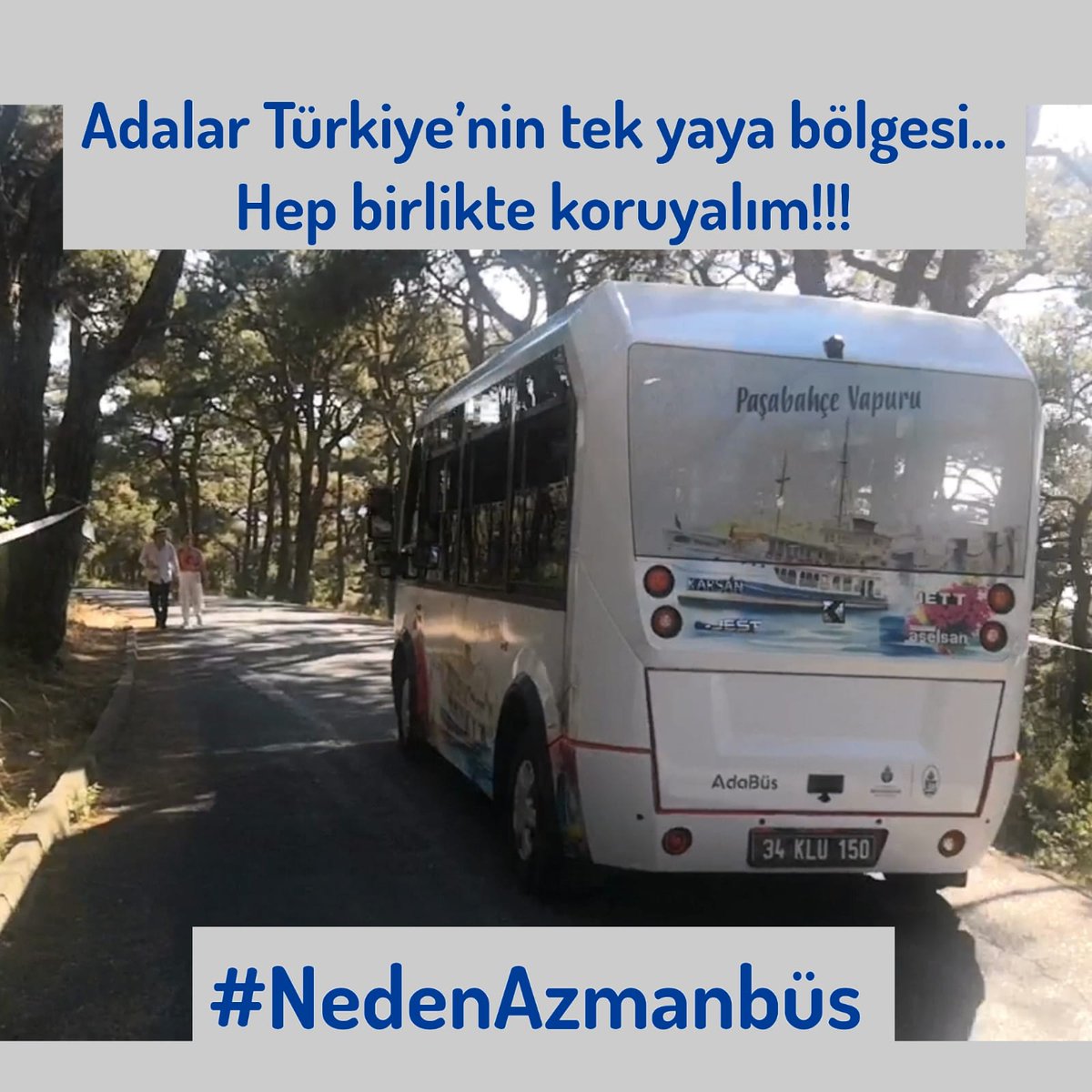 AdalarSivil's tweet image. Adalar'da #NedenAzmanbüs istemiyoruz?

Çünkü motorlu taşıtın geçtiği yol, artık yaya yolu değildir.
Minibüs yolunda yürünür mü?

@istanbulbld @ekrem_imamoglu @ietttr