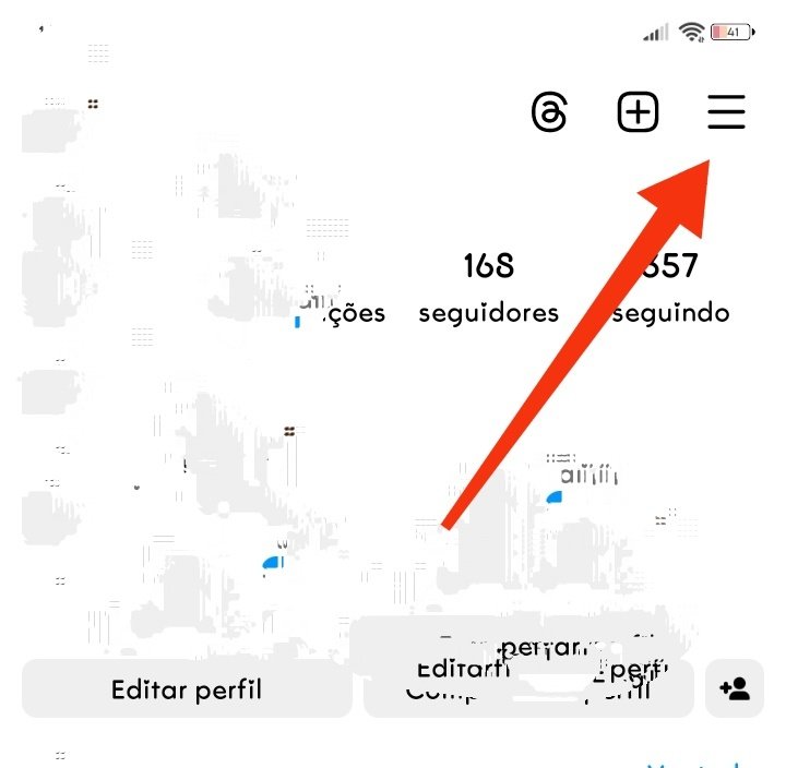 bellaamour07's tweet image. esse video foi bem rapido, ent vou botar aq como q foi o processo 
primeiro, você vai no insta e vai naquelas 3 barrinhas (eu censurei as minhas informações)