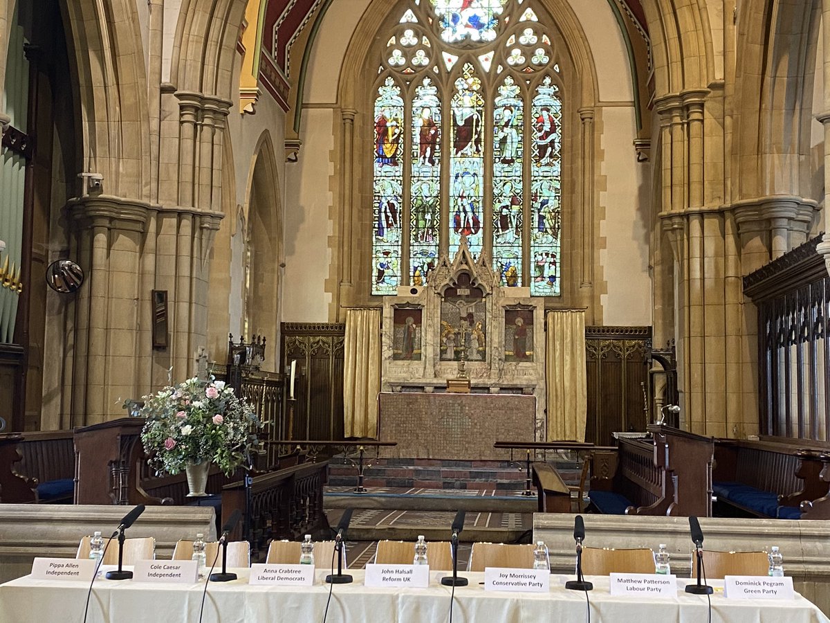 Looking forward to hearing what our GE candidates have to say about local environmental issues 💚 #hustings #GE2024