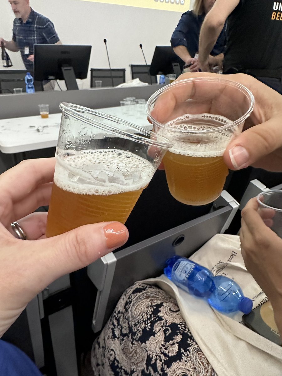 Victoria Wells (@professorpubuk) on Twitter photo Great first sessions at #beeronomics2024 - including a beer tasting where I tried my first Italian Grape Ale (IGA) which was lovely! <a href="/Unionbirrai/">Unionbirrai</a> #beer Great first sessions at #beeronomics2024 - including a beer tasting where I tried my first Italian Grape Ale (IGA) which was lovely! <a href="/Unionbirrai/">Unionbirrai</a> #beer